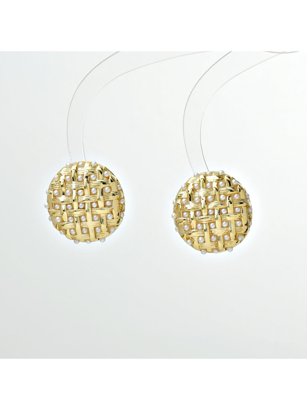 Earedge - Polka Dot Round Earrings