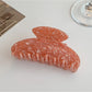 Beau - Elegant Textured Half Moon Claw Clip