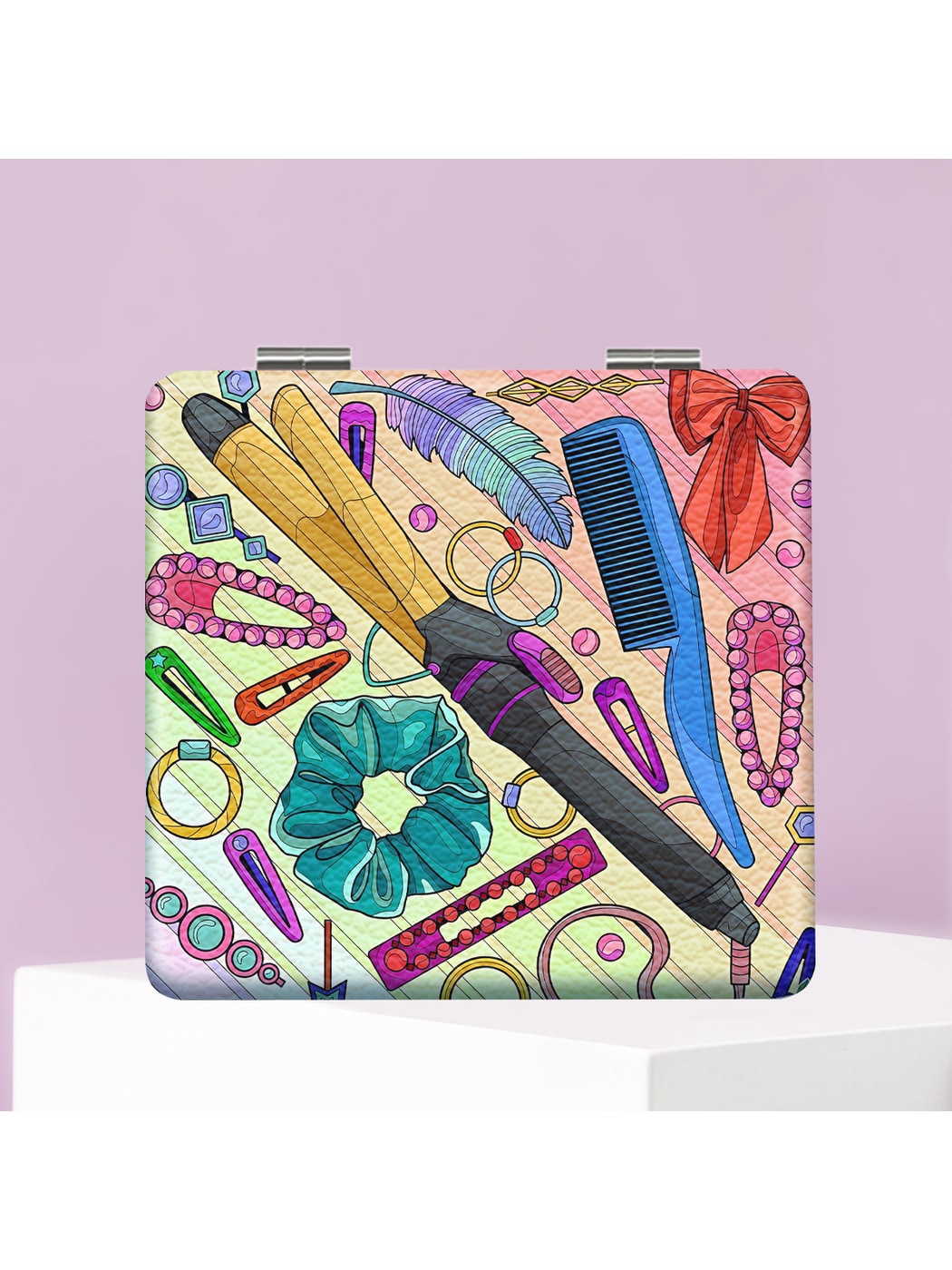 Mirroray - Cartoon Pattern Folding Makeup Mirror