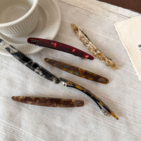 Beau - Minimalist Acetate One Line French Barrette