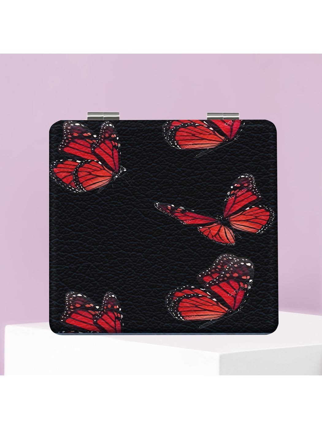 Mirroray - Butterfly Motif Portable Folding Makeup Mirror