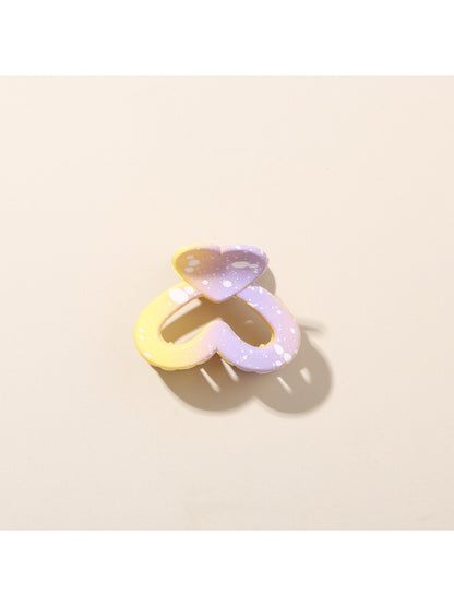 Beau - Gradient Heart Shaped Hair Claw Clip