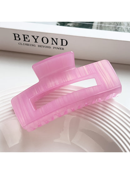 Beau - Geometric Hollow Acrylic Claw Hair Clip