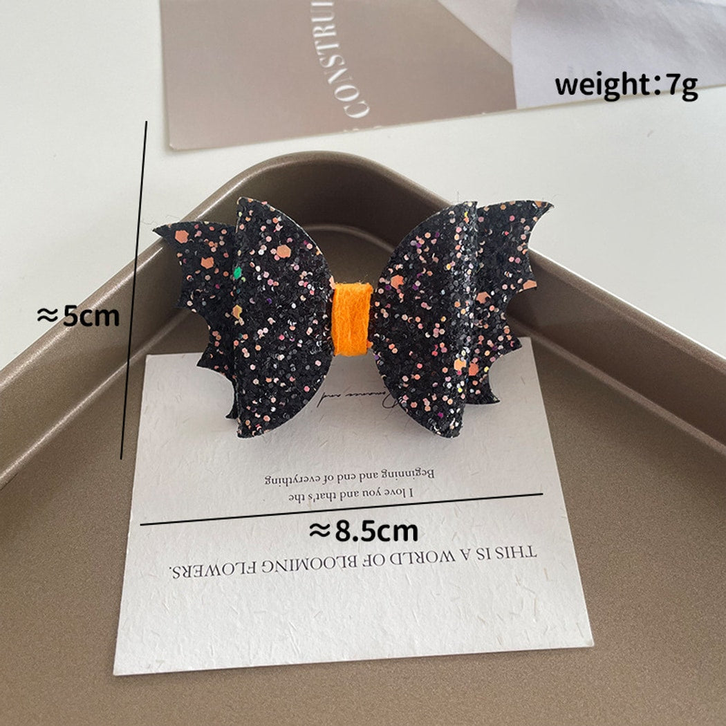 Beau - Halloween Style Funny Bow Pumpkin Hair Clip