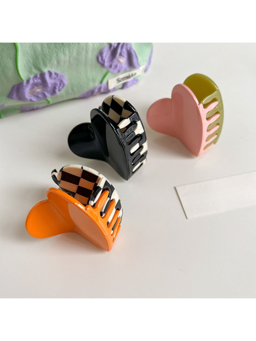 Beau - Double Heart Hair Clip