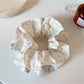 Gifty - Sweet Cream Floral Scrunchie
