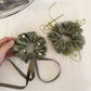 Gifty - Double Layer Mesh Ribbon Polyester Scrunchie