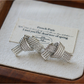 Earedge - Textured Knot Design Fashion Stud Earrings