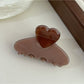 Beau - Elegant Half Moon Heart Shaped Claw Clip