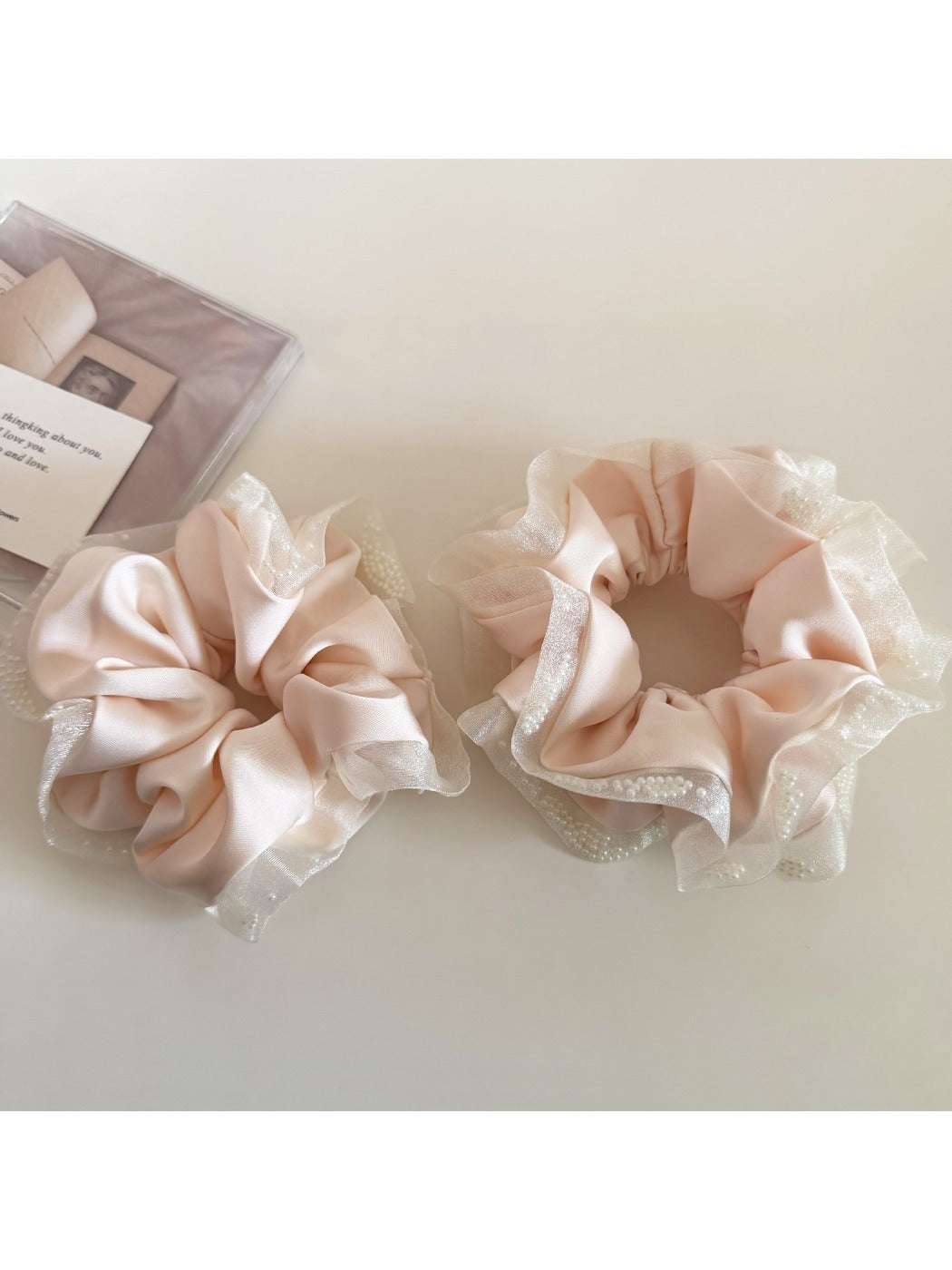 Gifty - Elegant Satin Mesh Scrunchie