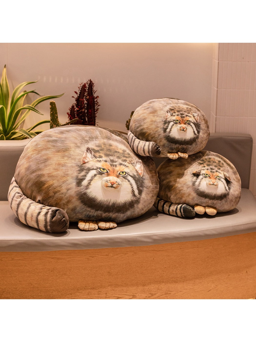 Kuta - Fierce Cute Pallas Cat Plush Pillow