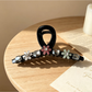 Beau - Floral Detail Plastic Hair Claw Clip