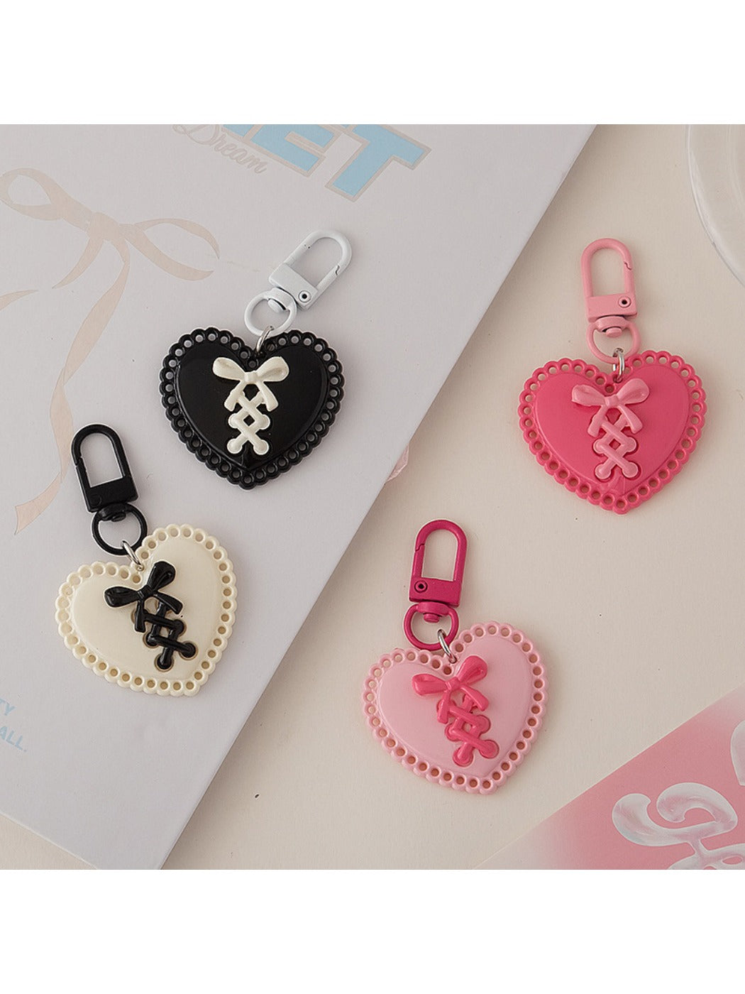 Keypus - Lovely Heart Shaped Keychain