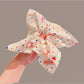 Gifty - Sweet Floral Checkered Scrunchie Headband