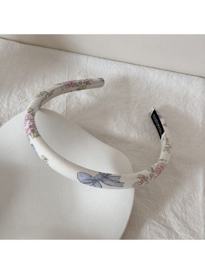 Gifty - Floral Pattern Polyester Wrapped Headband