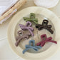 Beau - Glossy Bow Shape Plastic Claw Clip