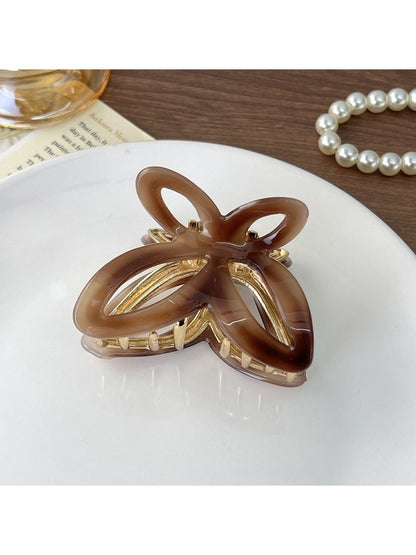 Beau - Sparkling Openwork Butterfly Hair Claw Clip