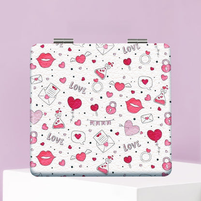 Mirroray - Foldable Portable PU Glass Makeup Mirror
