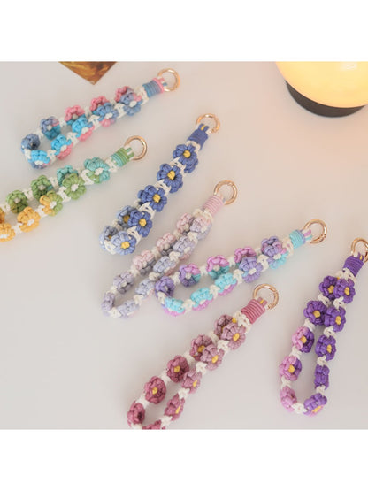 Keypus - Gradient Daisy Flower Keychain for Keys