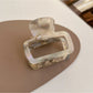 Beau - Square-Shaped Openwork Hair Clip