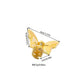 Beau - Glossy Butterfly Shape PS Alloy Claw Clip