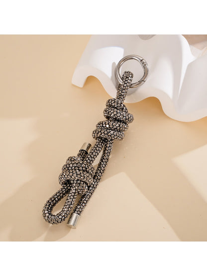 Keypus - Geometric Double Knot Bag Charm Keychain
