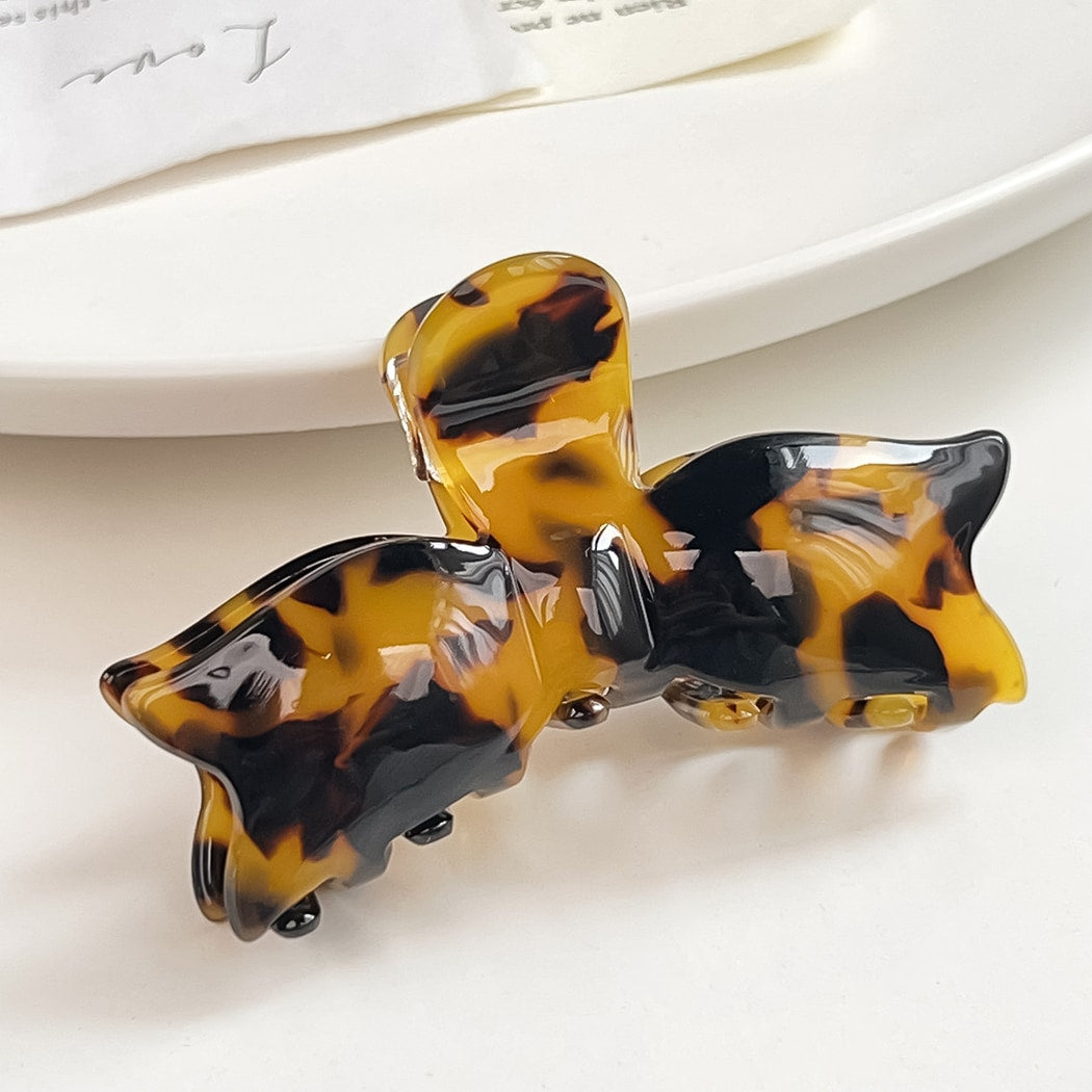 Beau - Elegant Bow Shape Acetate Hair Claw Clip