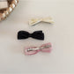 Gifty - Heart Cutout Bow Satin Scrunchie