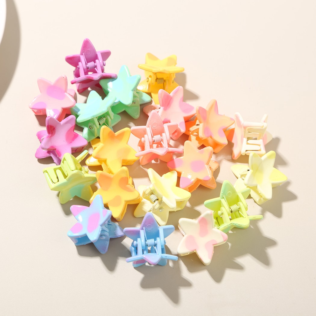 Beau - Sweet Star Shape Glossy Side Styling Claw Clip
