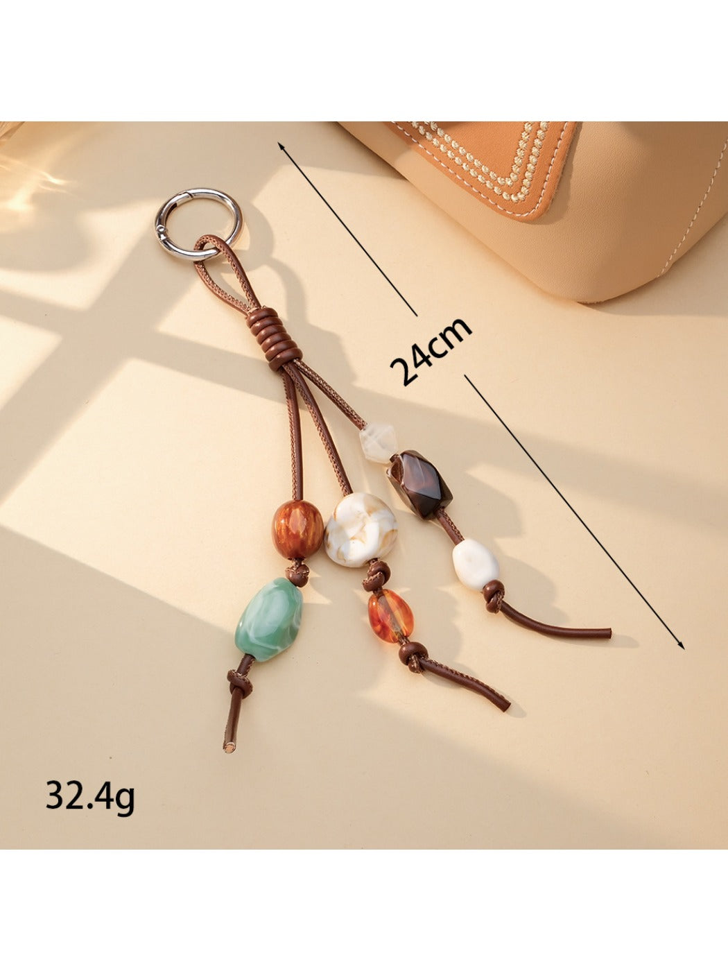 Keypus - Vintage Beaded Charm Keychain