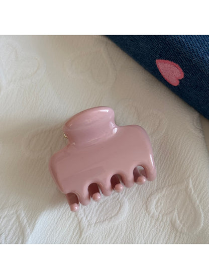 Beau - Plastic and Alloy Rounded Rectangle Claw Clip