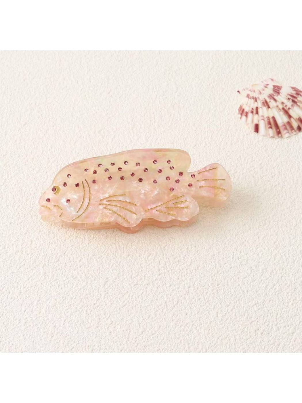 Beau - Marine Animal Shaped Acetate Hair Clip