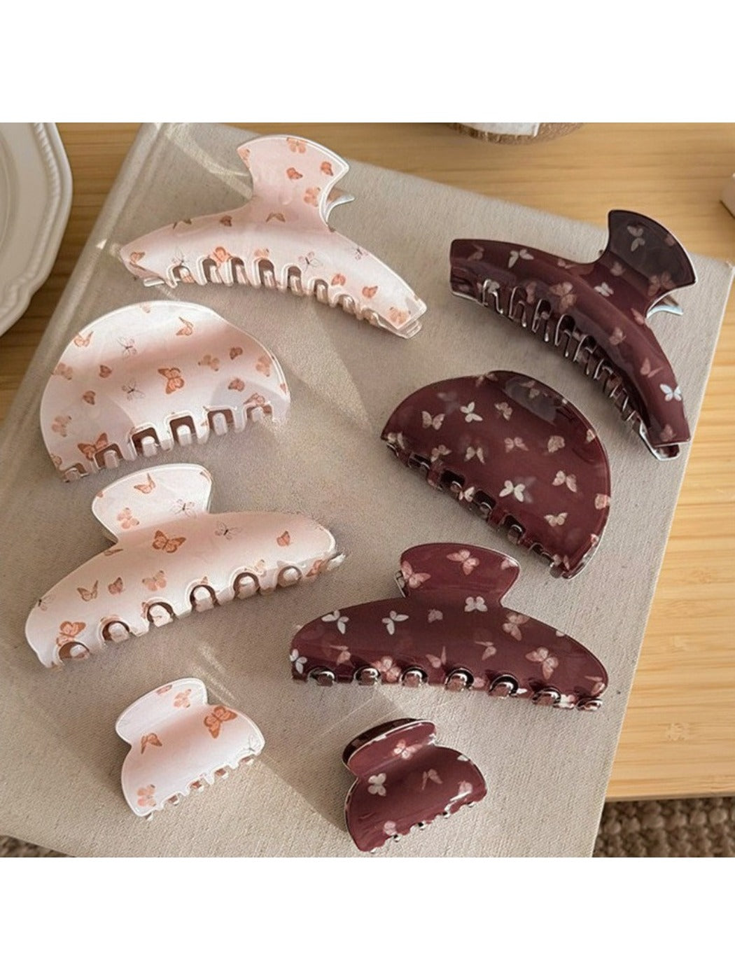 Beau - Sweet Butterfly Print Hair Clip