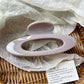 Beau - Oval Shaped Openwork Hair Claw Clip