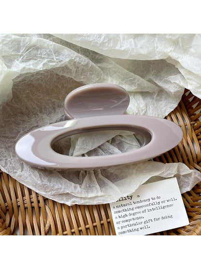 Beau - Oval Shaped Openwork Hair Claw Clip