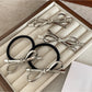Gifty - Stylish Silver Bow Hair Clip