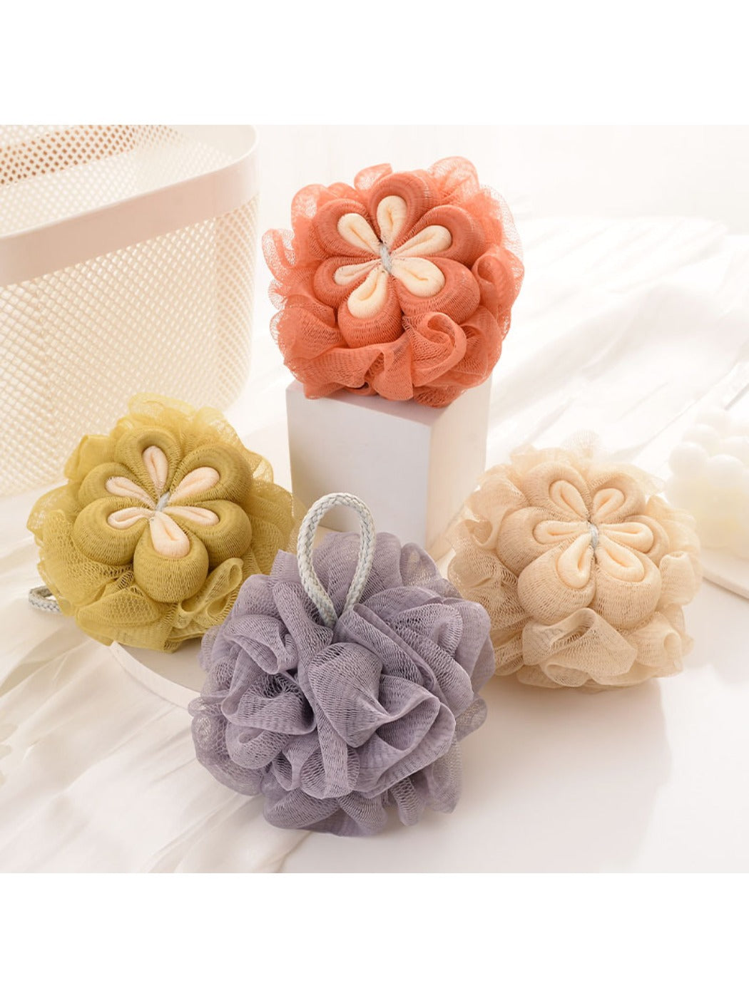 Papo - Bath Ball Pouf Body Scrubber Adult Bulk