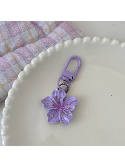 Keypus - Sweet Floral Pendant Key Ring Charm Keychain