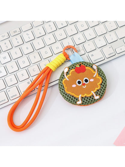 Keypus - Cartoon Color Block Lanyard Keychain