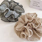 Gifty - Striped Scrunchie Hair Ring