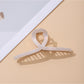 Beau - Elegant Large Cross Design Claw Clip