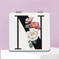 Mirroray - Floral Letter Print Compact Mirror