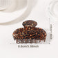 Beau - Leopard Print Half Moon Claw Clip