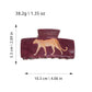 Beau - Leopard Pattern Print Hair Clip