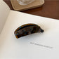 Beau - Glossy Marbled Acetate Banana Clip