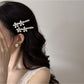 Beau - Alloy Rhinestone Flower Side Bangs Hair Clip