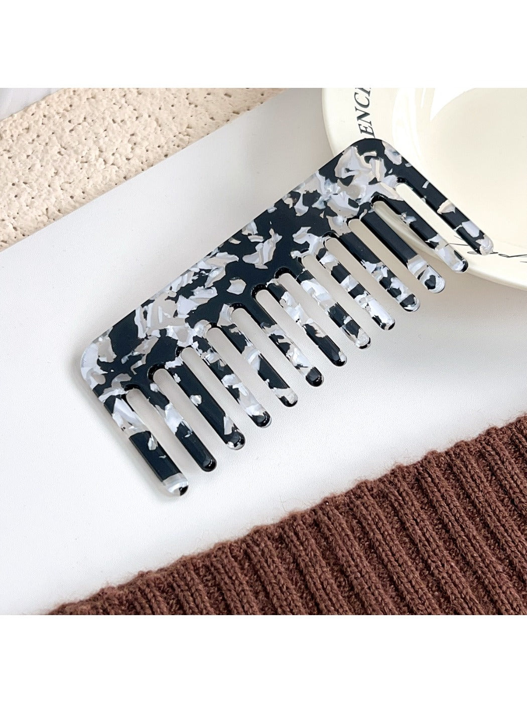Camerow - Elegant Marble Comb Stylish Hair Accessory