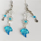 Keypus - Cute Beaded Polka Dot Shark Phone Charm