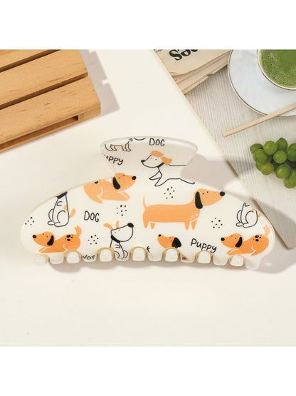 Beau - Cute Puppy Square Hair Clip