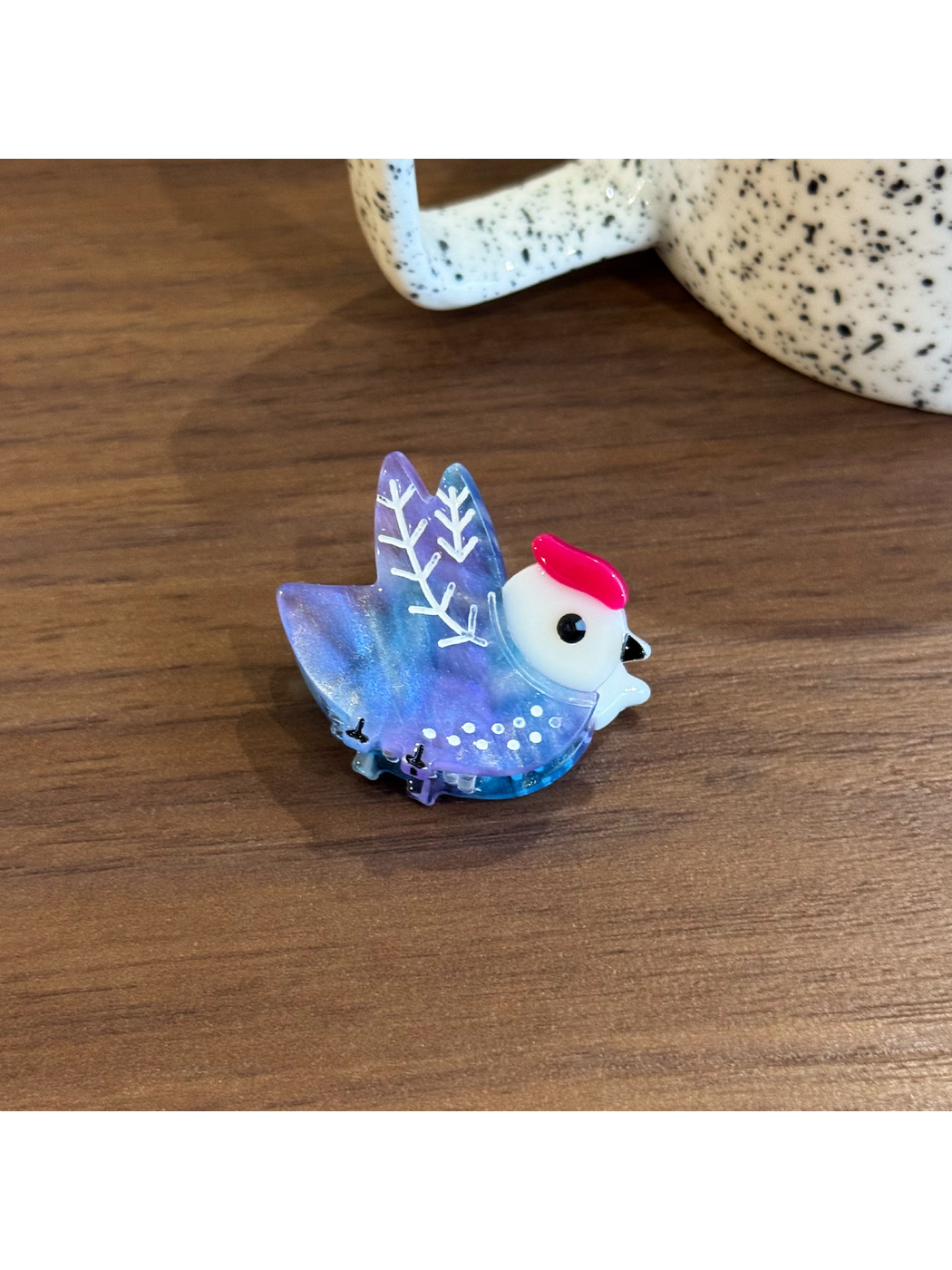 Beau - Cartoon Bird Acetate Claw Hair Clip